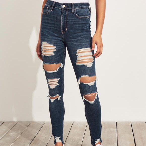Hollister Denim - Hollister Super Skinny Ripped Jeans